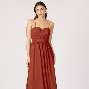 Azazie Rust Bridesmaid Dress